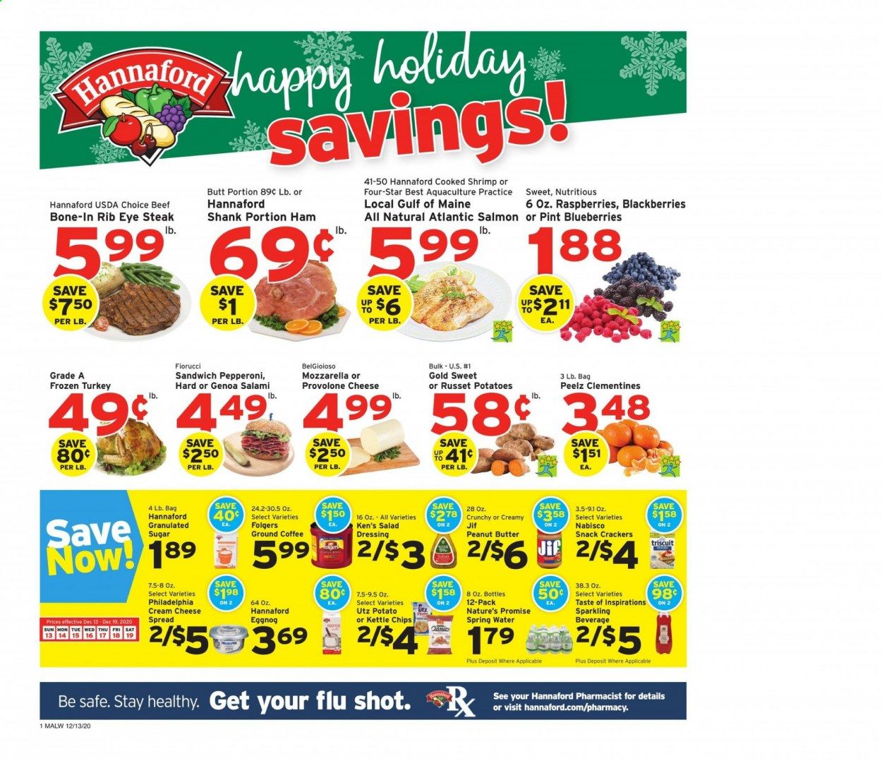 Hannaford (MA) Weekly Ad Flyer December 13 to December 19