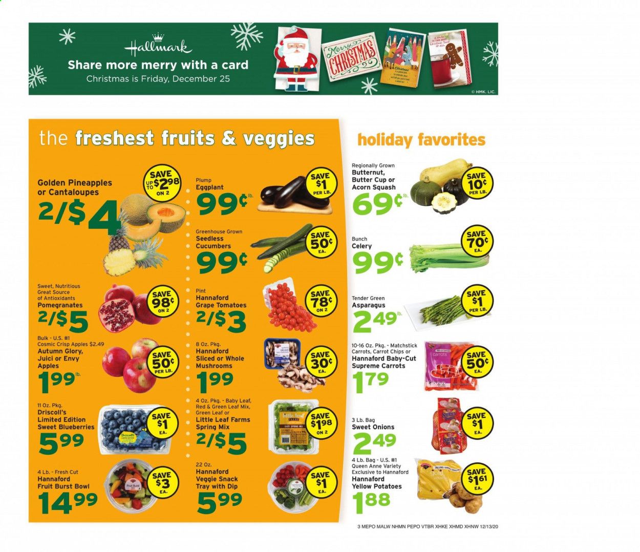 Hannaford (MA) Weekly Ad Flyer December 13 to December 19