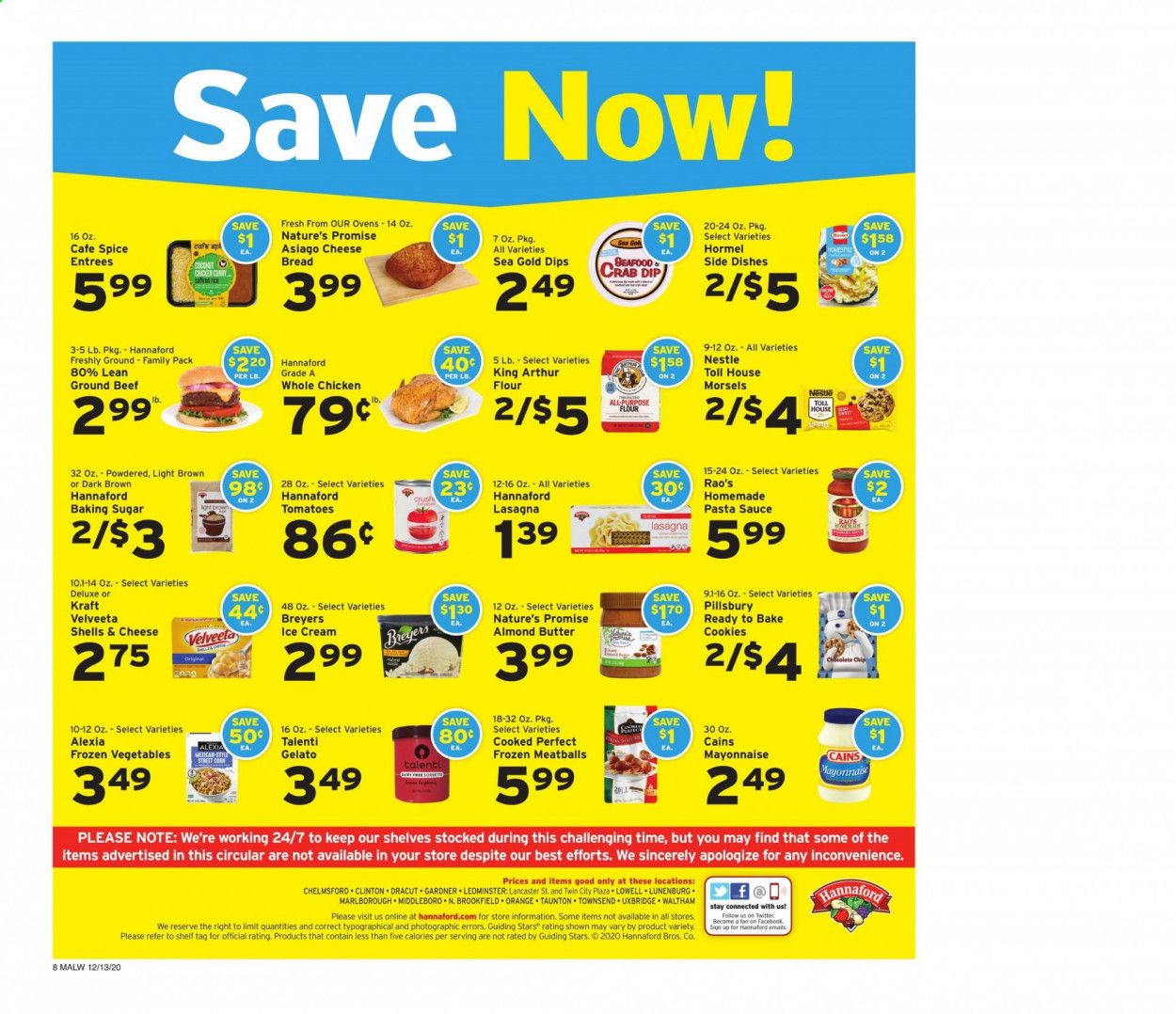 Hannaford (MA) Weekly Ad Flyer December 13 to December 19