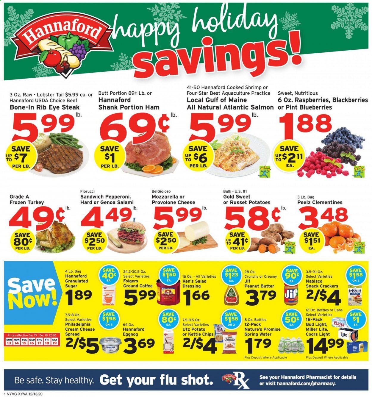 Hannaford (NY) Weekly Ad Flyer December 13 to December 19