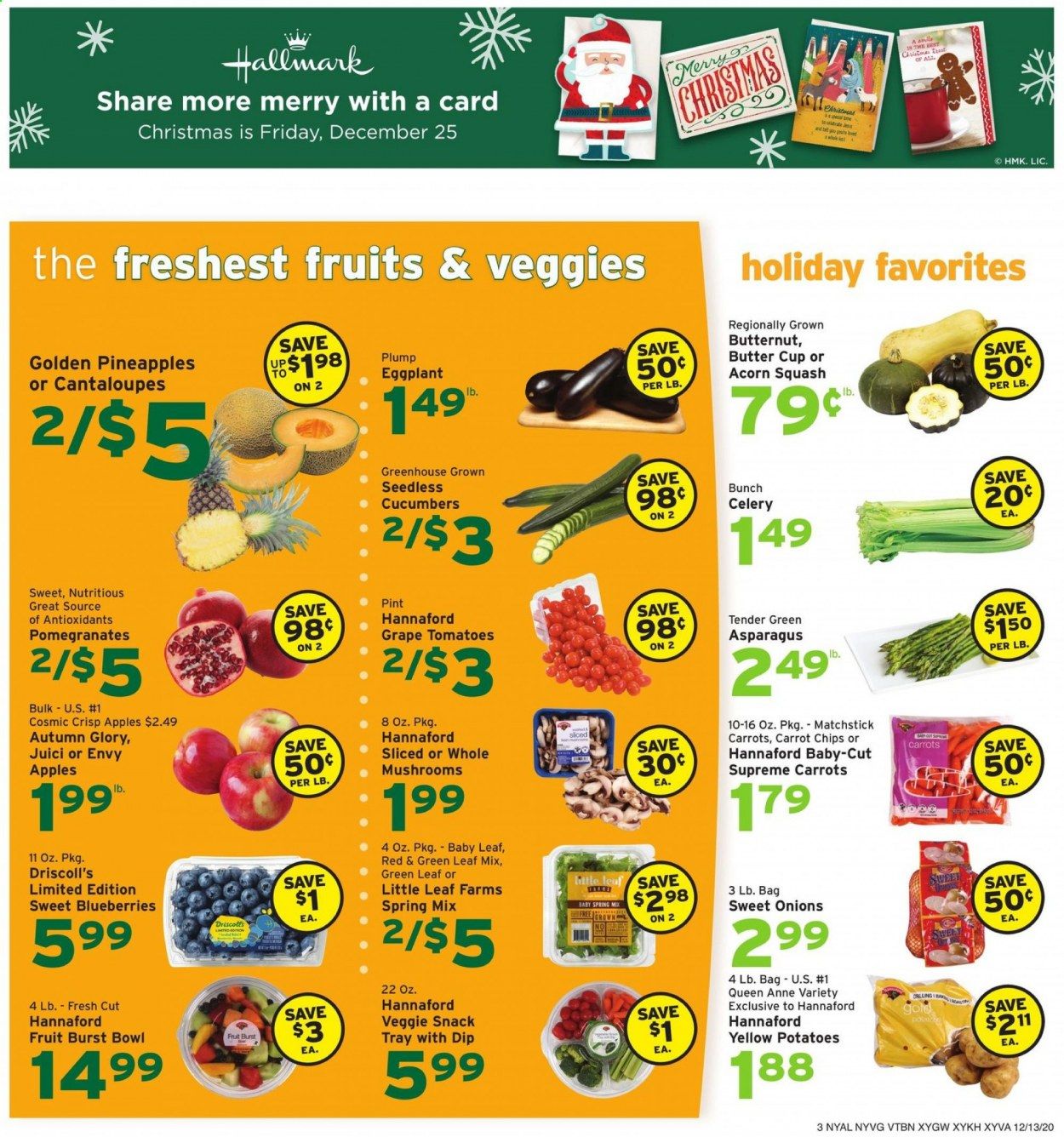 Hannaford (NY) Weekly Ad Flyer December 13 to December 19