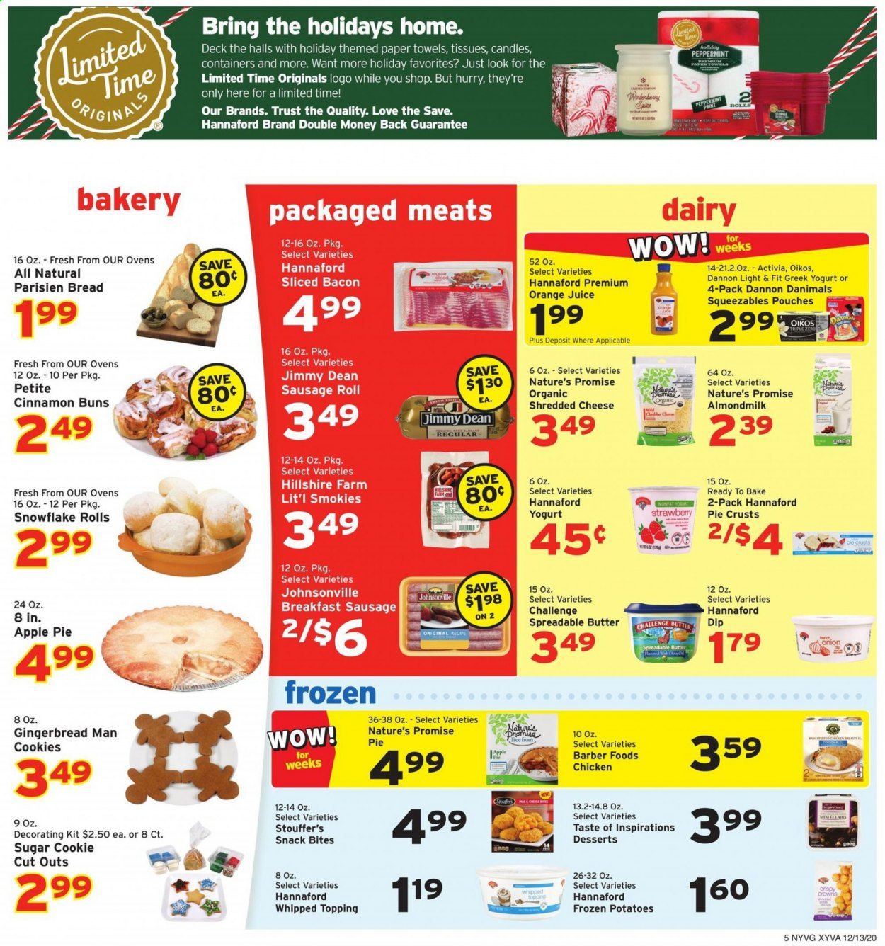 Hannaford (NY) Weekly Ad Flyer December 13 to December 19