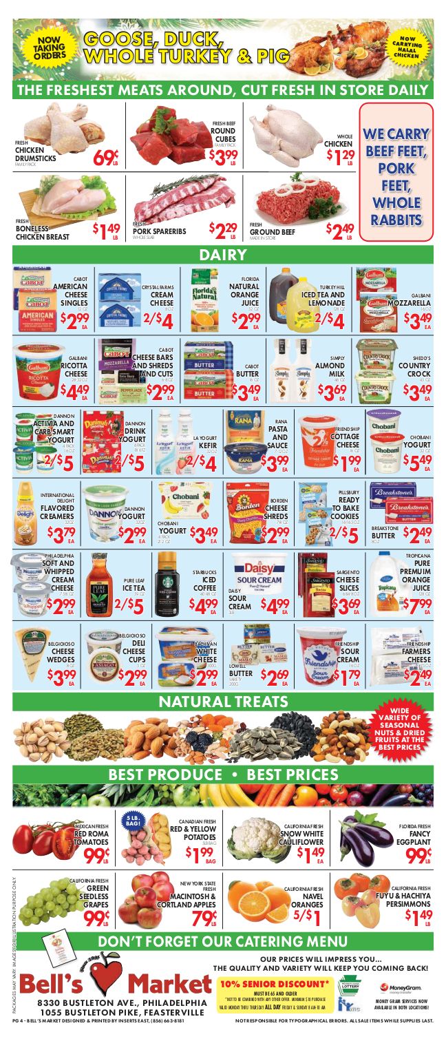 Bell's Market Weekly Ad Flyer December 11 to December 17, 2020