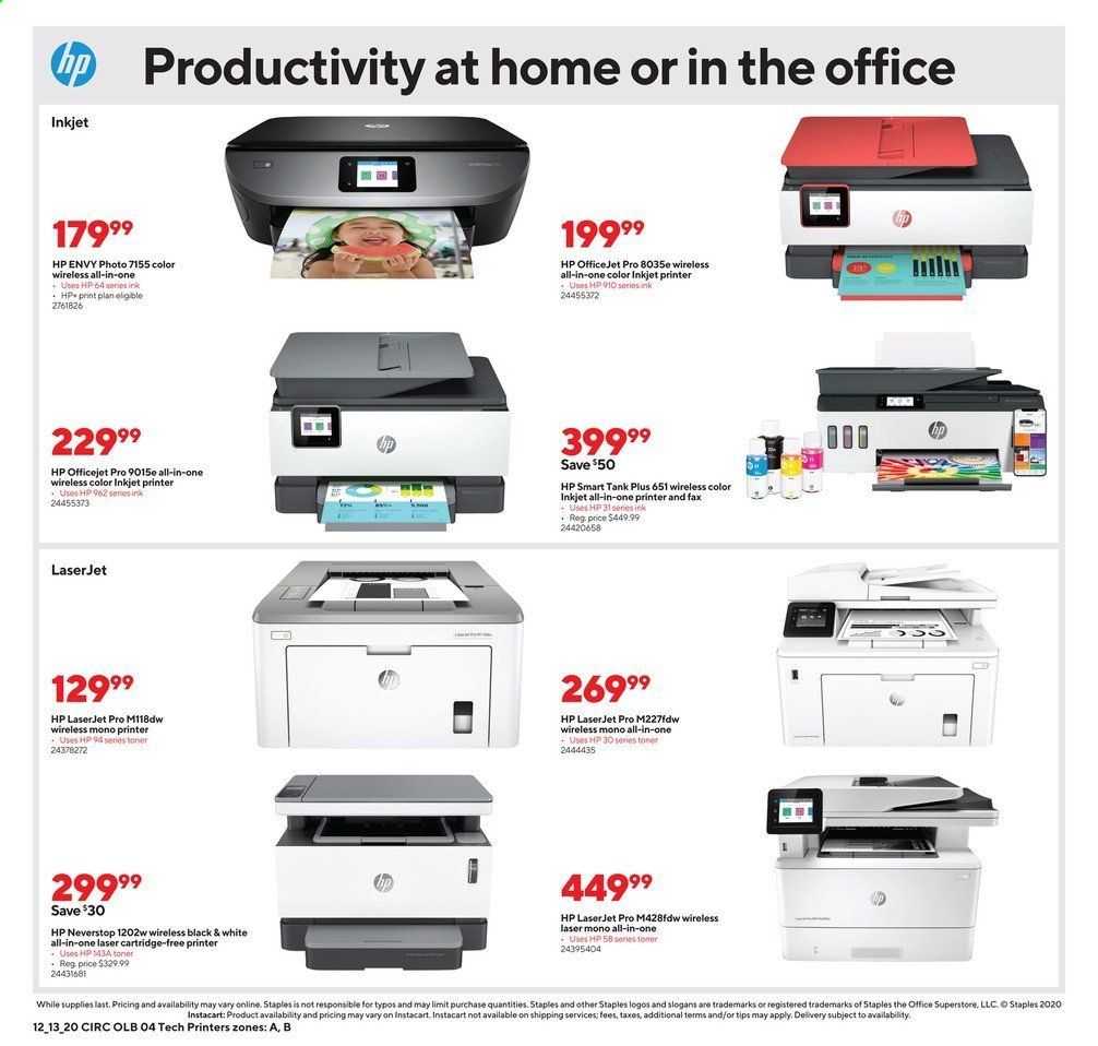 Staples Weekly Ad Flyer December 13 to December 19