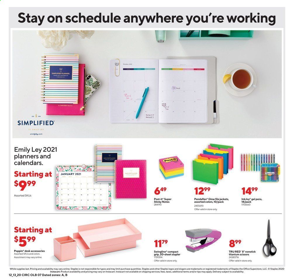 Staples Weekly Ad Flyer December 13 to December 19