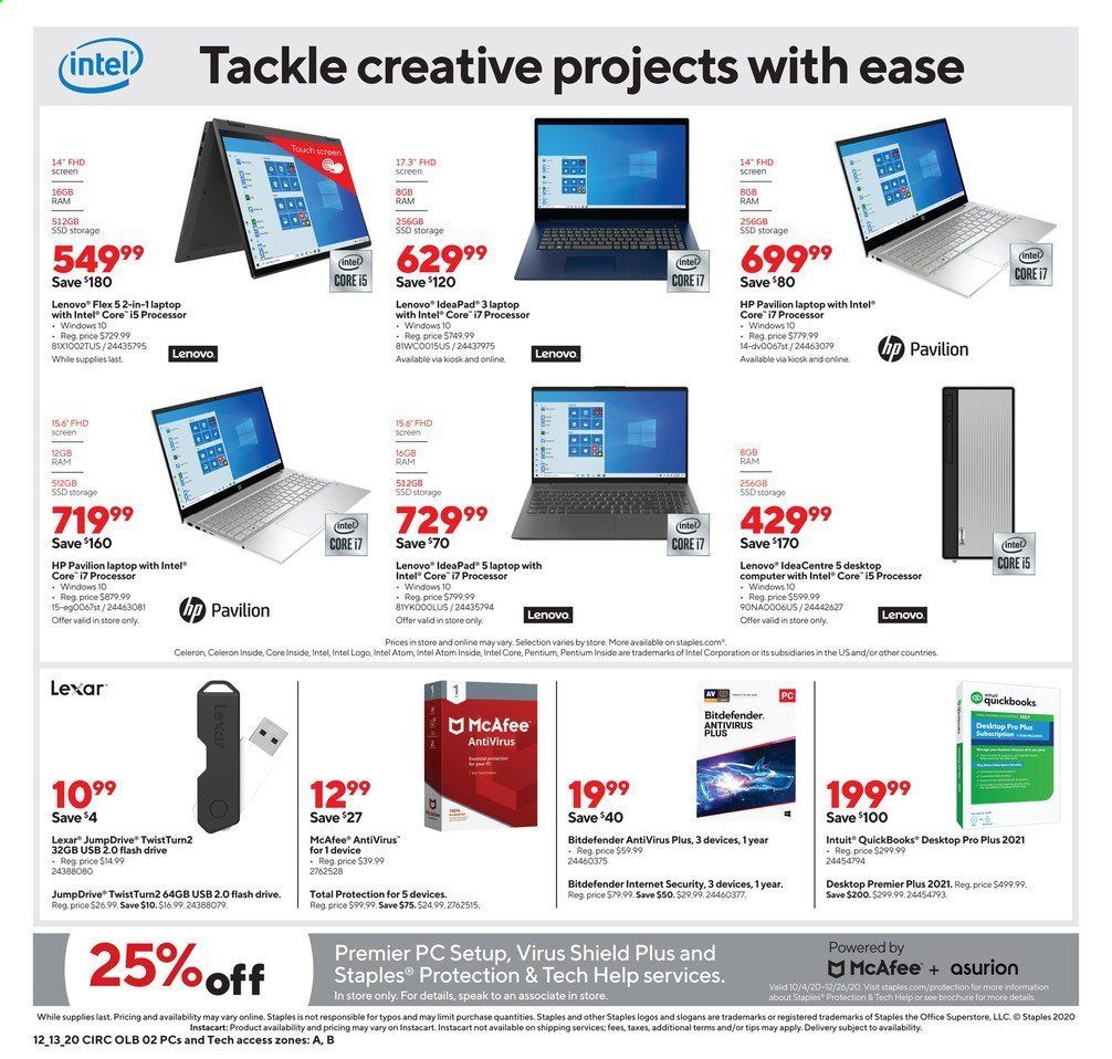 Staples Weekly Ad Flyer December 13 to December 19