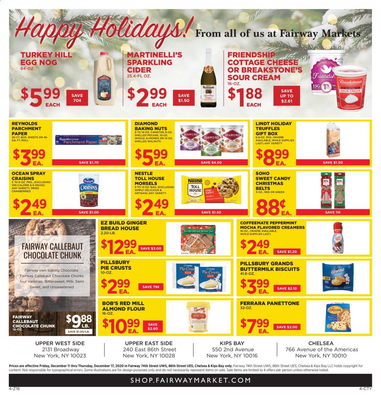 Fairway Market (CT, NJ, NY) Weekly Ad Flyer December 11 to December 17
