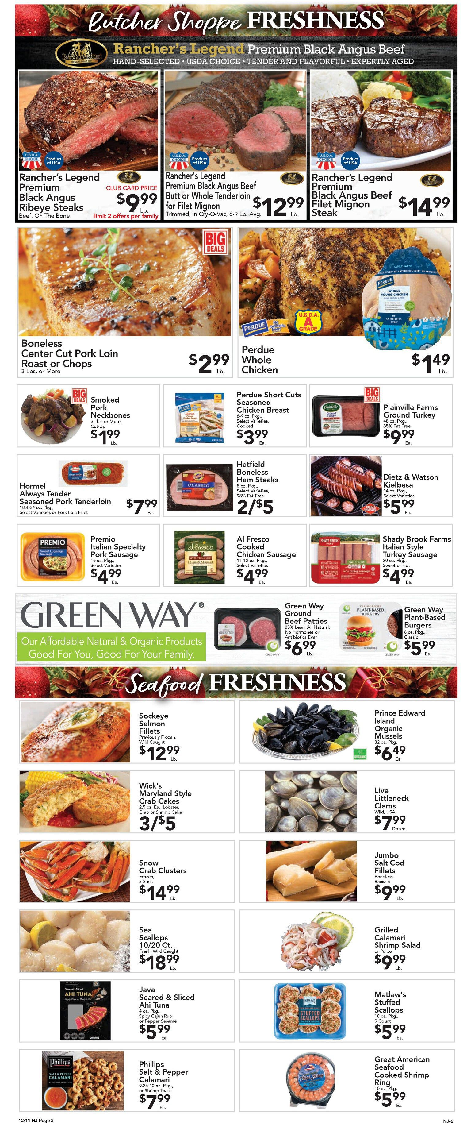 Foodtown Holidays Weekly Ad Flyer December 11 to December 17, 2020