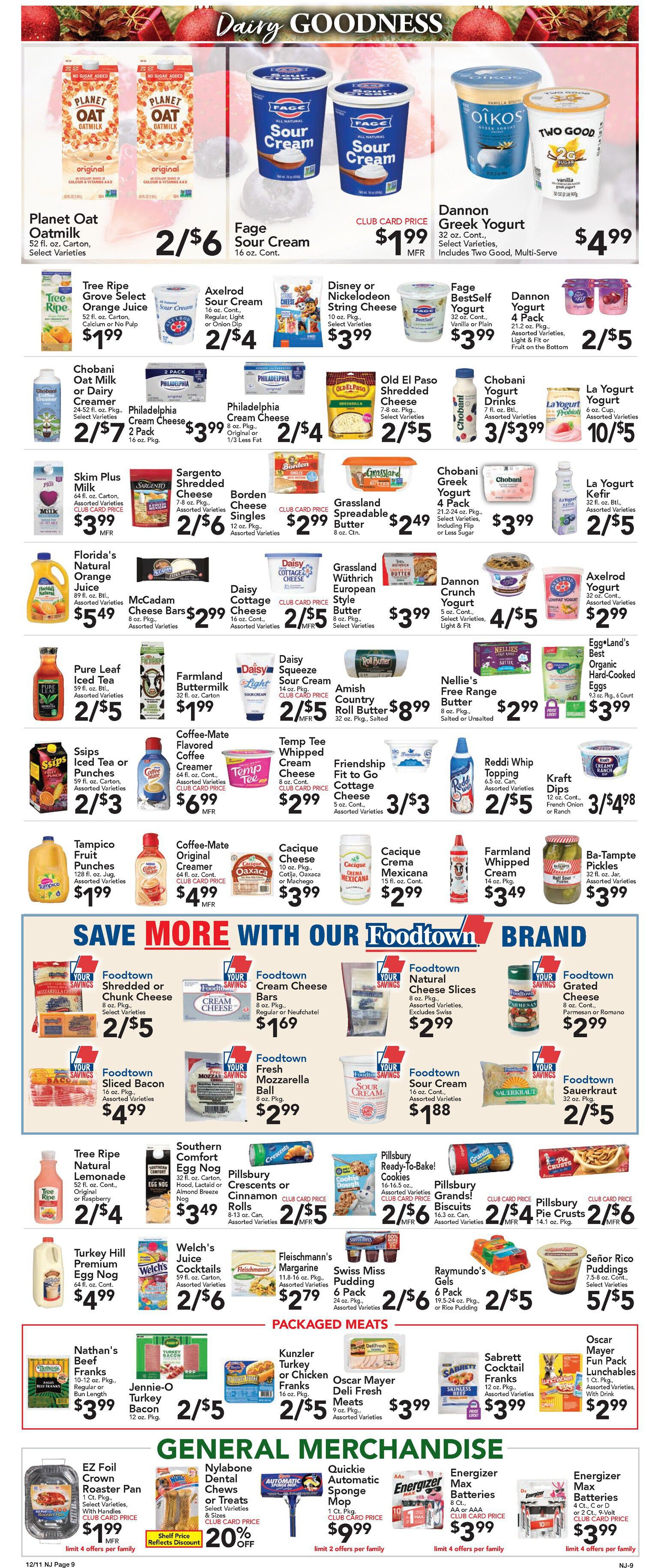 Foodtown Holidays Weekly Ad Flyer December 11 to December 17, 2020