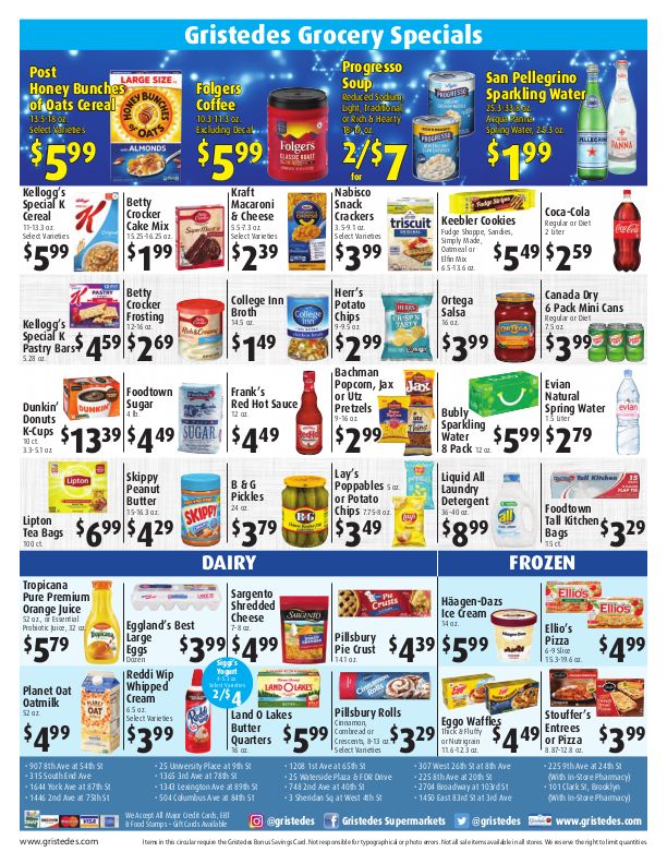 Gristedes Hanukkah Weekly Ad Flyer December 11 to December 17, 2020