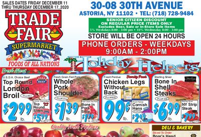 Trade Fair Supermarket Holiday Weekly Ad Flyer December 11 to December 17, 2020