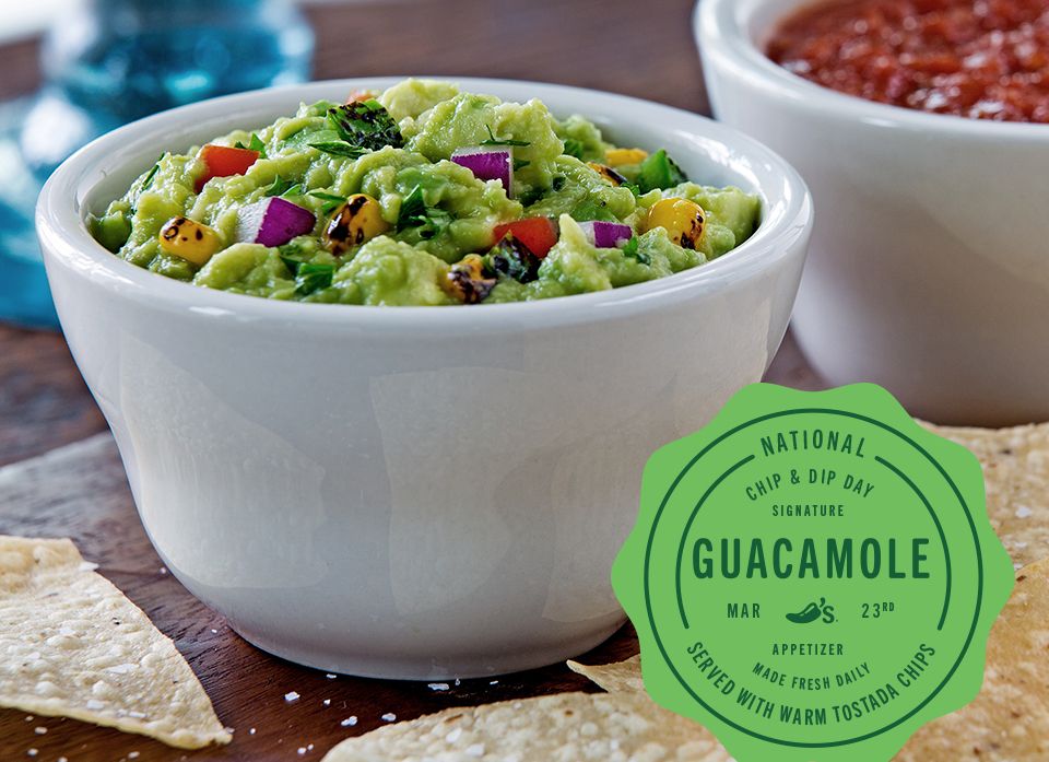2 Days Only: My Chili's Rewards Members Check Your Inbox for a Free Chips & Guac or Queso Offer With Entree Purchase 2 Days Only: My Chili's Rewards Members Check Your Inbox for a Free Chips & Guac or Queso Offer With Entree Purchase