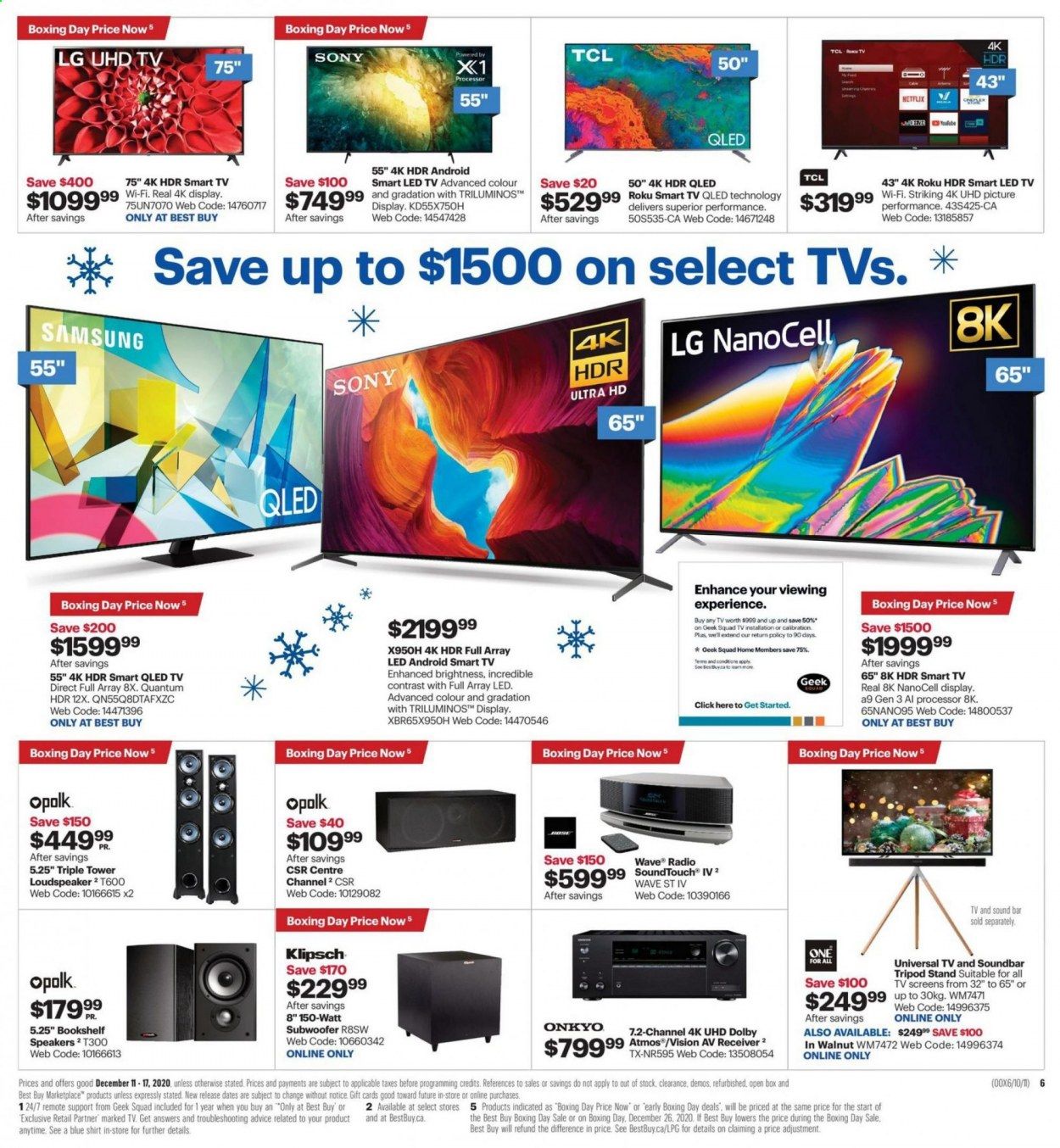 Best Buy Weekly Ad Flyer December 11 to December 17