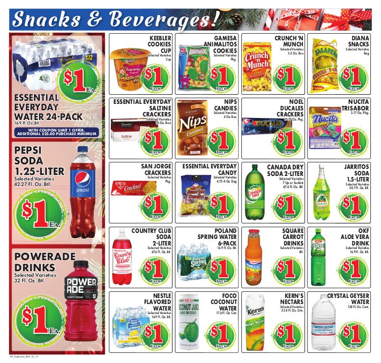 Supremo Food Market Holiday Weekly Ad Flyer December 12 to December 18, 2020