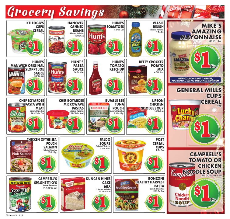 Supremo Food Market Holiday Weekly Ad Flyer December 12 to December 18, 2020