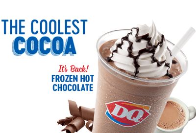 Dairy Queen Announces the Arrival of their New Frozen Hot Chocolate 