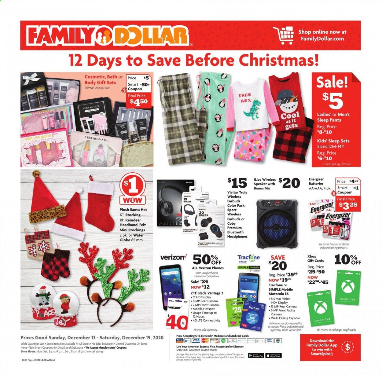 Family Dollar Weekly Ad Flyer December 13 to December 19