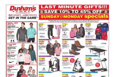 Dunham's Sports Weekly Ad Flyer December 12 to December 17