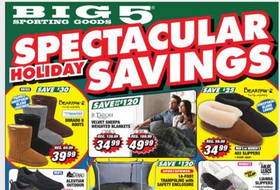 Big 5 Weekly Ad Flyer December 13 to December 26