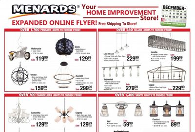 Menards Weekly Ad Flyer December 8 to December 20