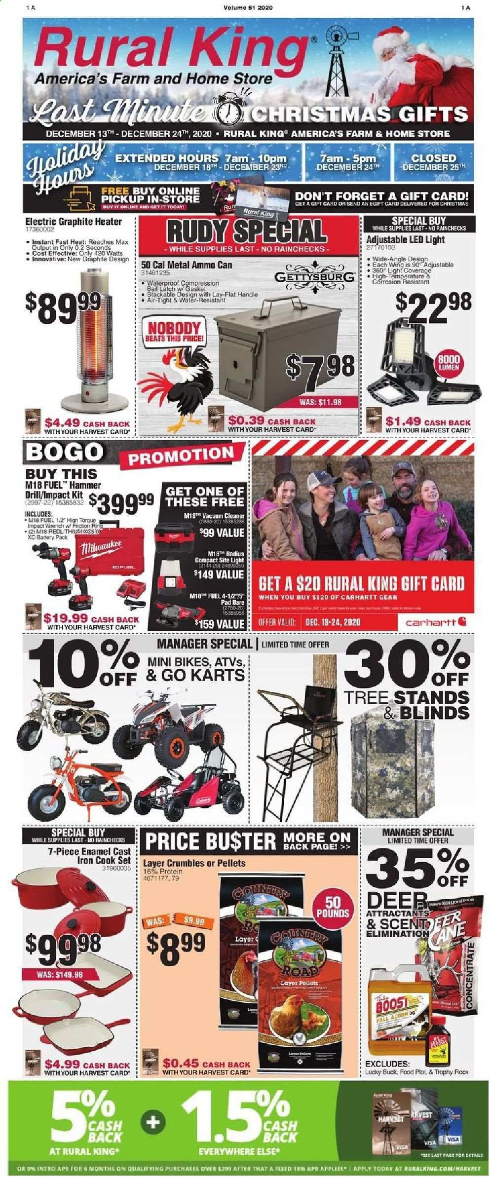 Rural King Weekly Ad Flyer December 13 to December 24