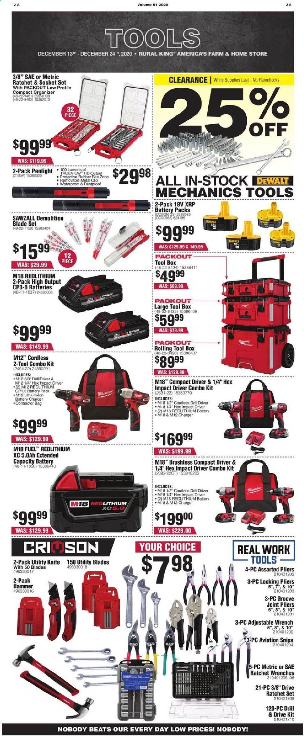 Rural King Weekly Ad Flyer December 13 to December 24