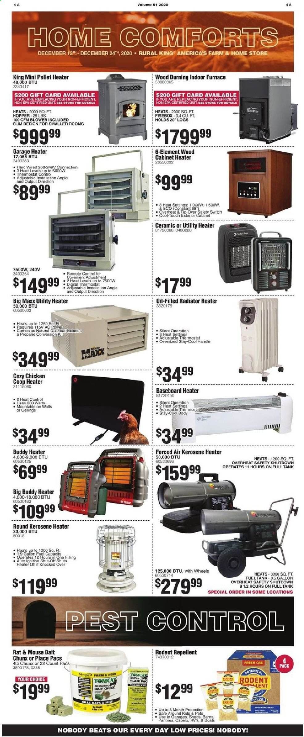 Rural King Weekly Ad Flyer December 13 to December 24