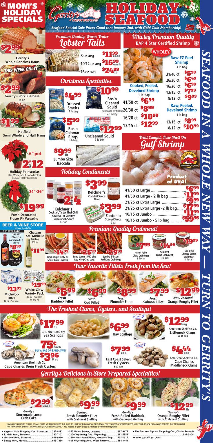 Gerrity's Supermarket Holiday Weekly Ad Flyer December 13 to December 19, 2020