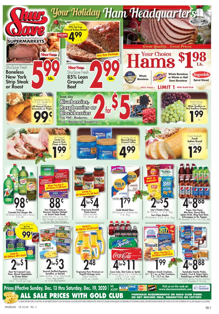 Gerrity's Supermarket Holiday Weekly Ad Flyer December 13 to December 19, 2020