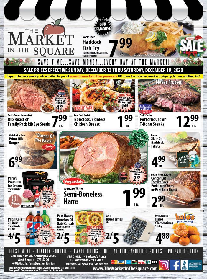 Market In The Square Christmas Weekly Ad Flyer December 13 to December 19, 2020