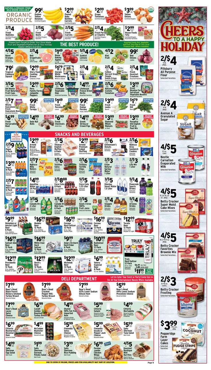 Met Foodmarkets Holiday Weekly Ad Flyer December 13 to December 19, 2020