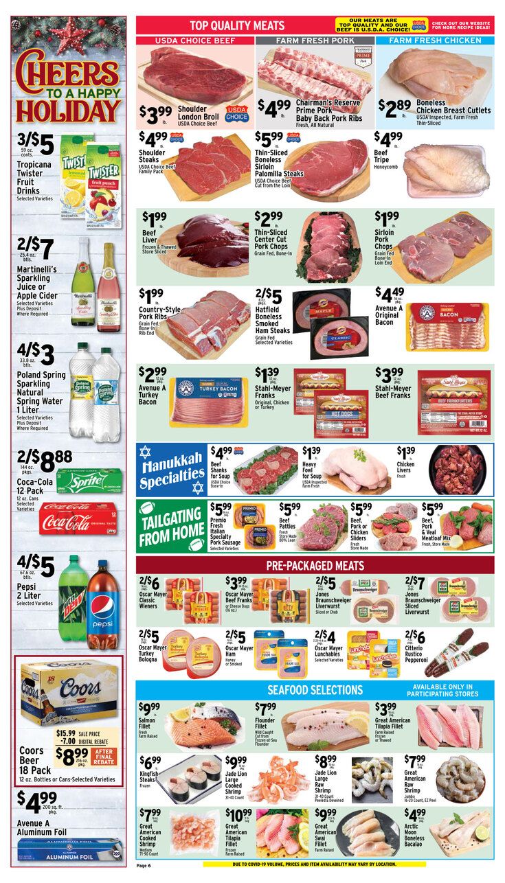 Met Foodmarkets Holiday Weekly Ad Flyer December 13 to December 19, 2020
