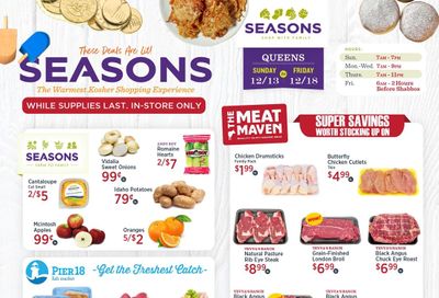 Seasons Hanukkah Weekly Ad Flyer December 13 to December 18, 2020