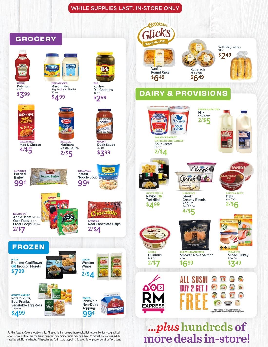 Seasons Hanukkah Weekly Ad Flyer December 13 to December 18, 2020
