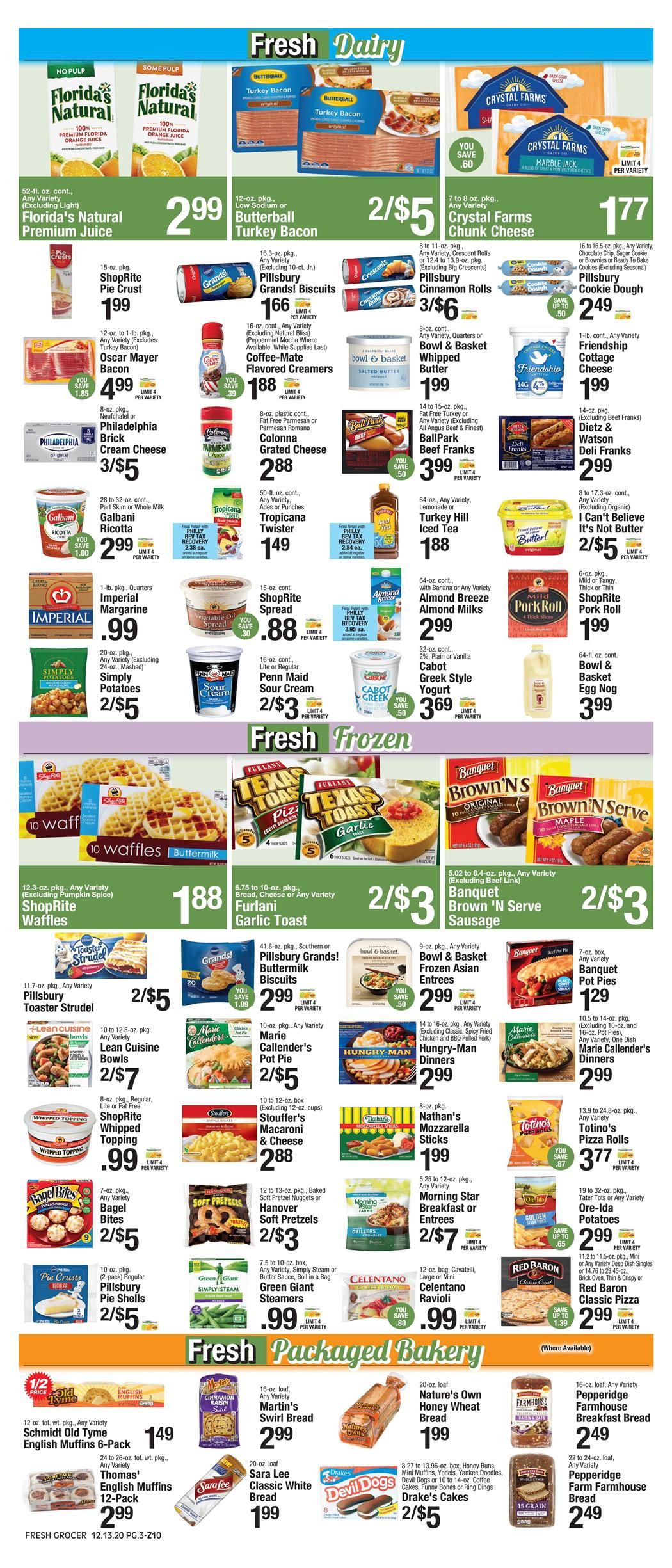 The Fresh Grocer Christmas Weekly Ad Flyer December 13 to December 19, 2020