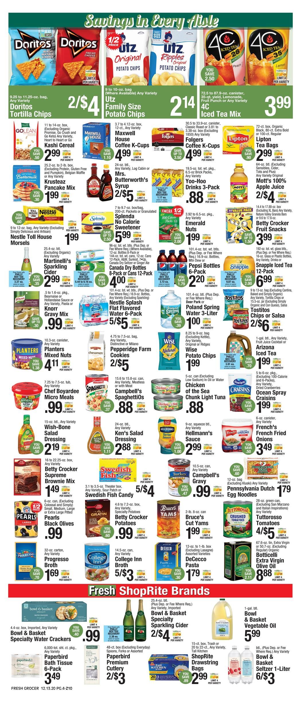 The Fresh Grocer Christmas Weekly Ad Flyer December 13 to December 19, 2020