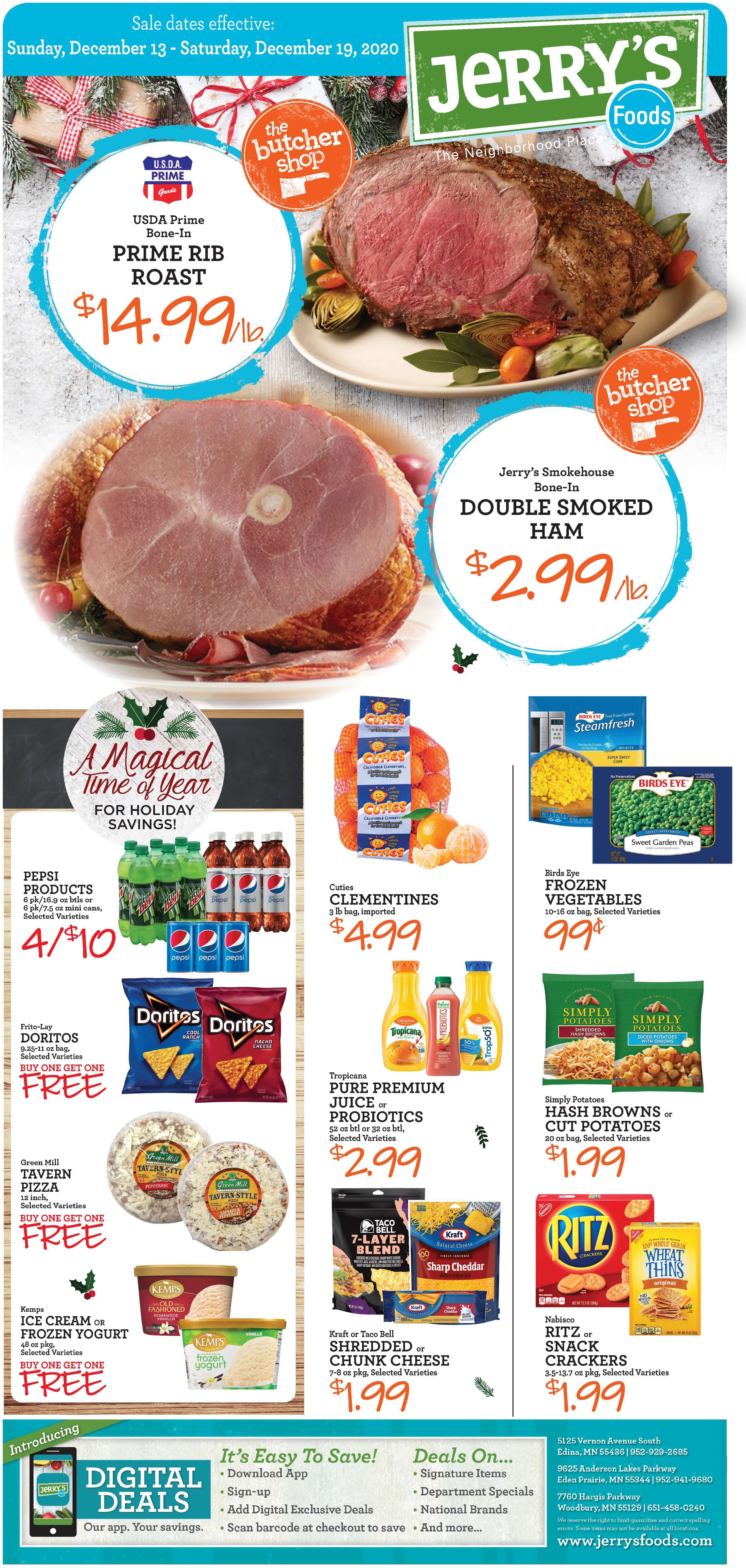 Jerry's Foods Weekly Ad Flyer December 13 to December 19, 2020