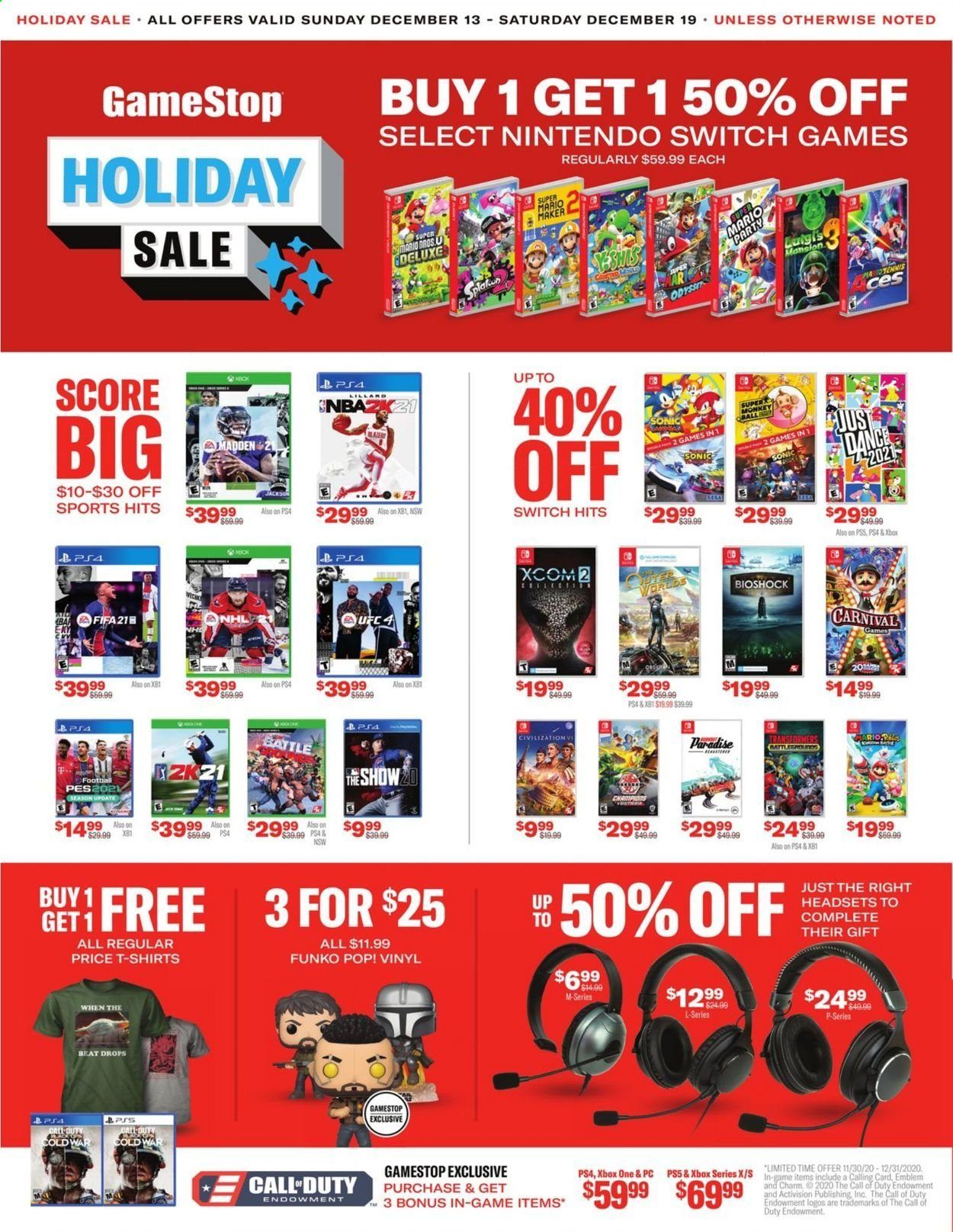 GameStop Weekly Ad Flyer December 13 to December 19