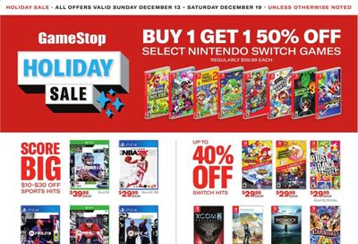 GameStop Weekly Ad Flyer December 13 to December 19
