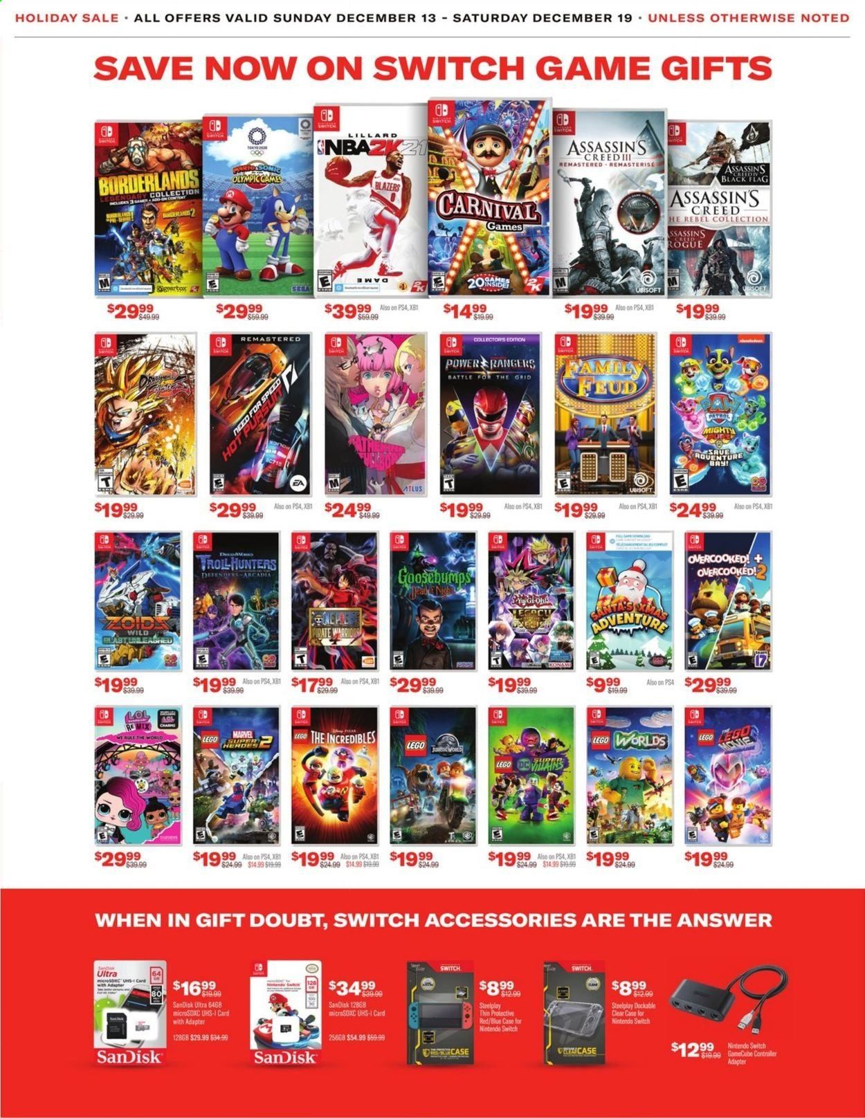 GameStop Weekly Ad Flyer December 13 to December 19