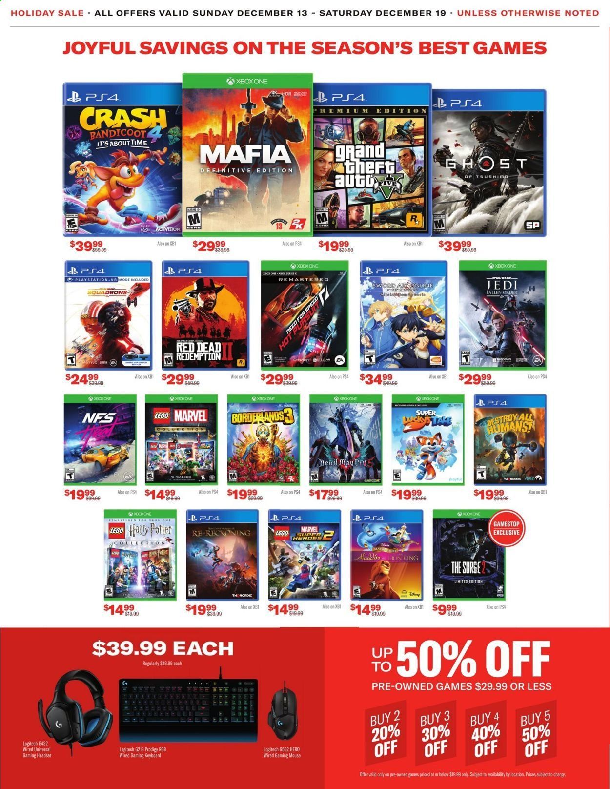 GameStop Weekly Ad Flyer December 13 to December 19