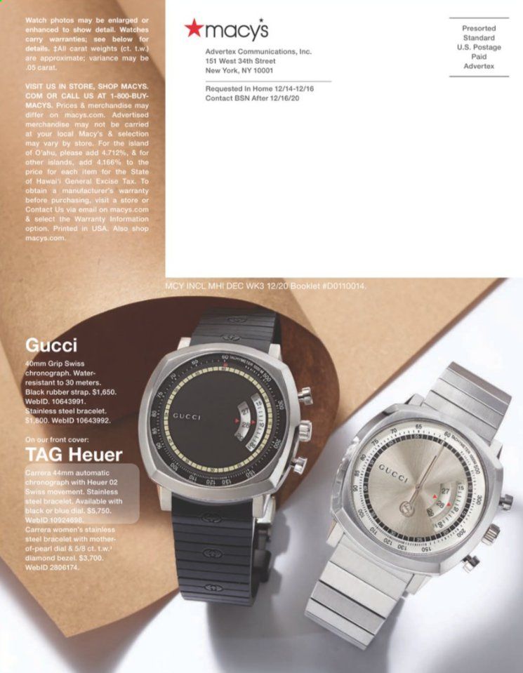 Macy's Weekly Ad Flyer December 12 to December 25