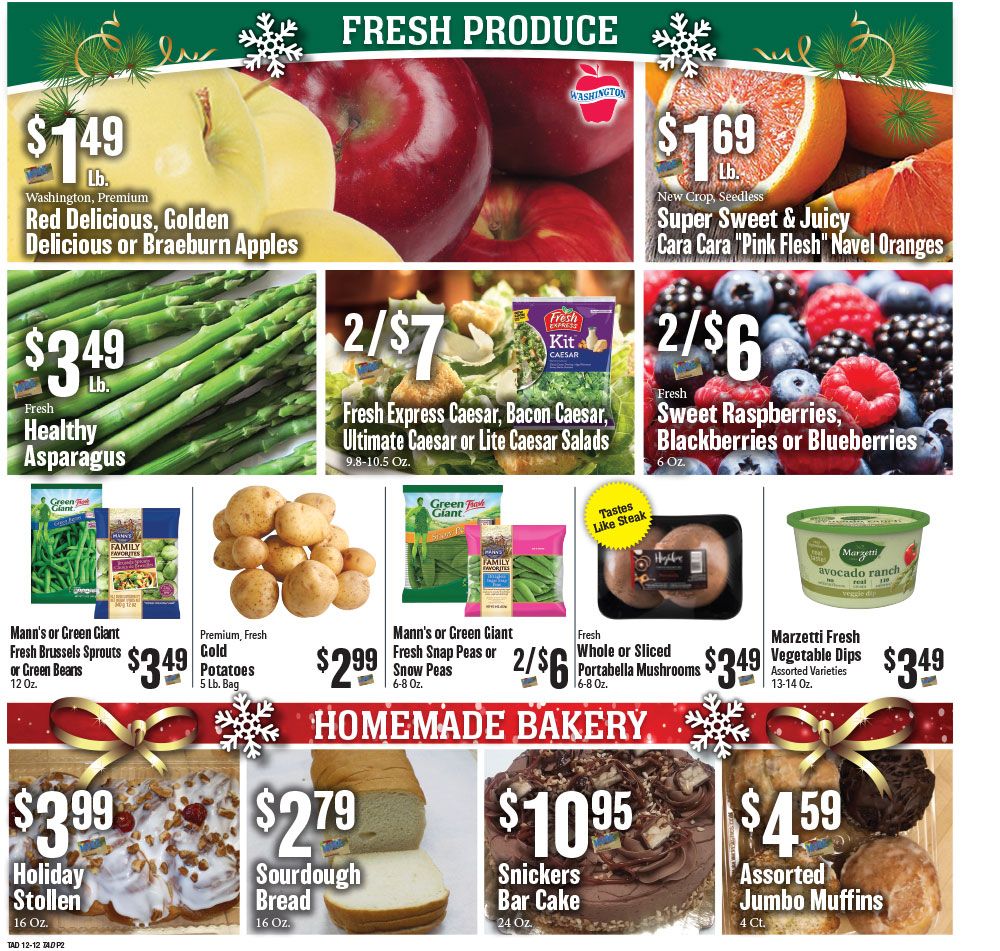 Tadych's Holiday Weekly Ad Flyer December 14 to December 20, 2020