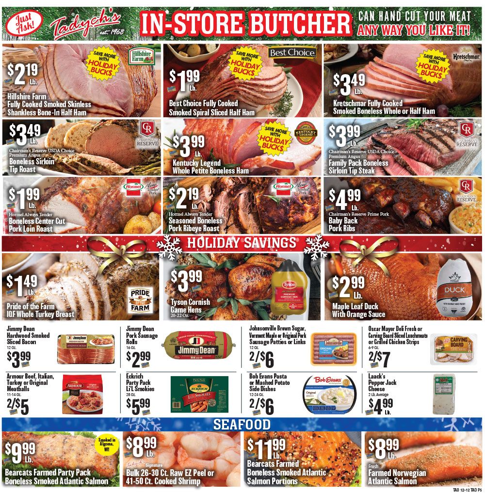 Tadych's Holiday Weekly Ad Flyer December 14 to December 20, 2020