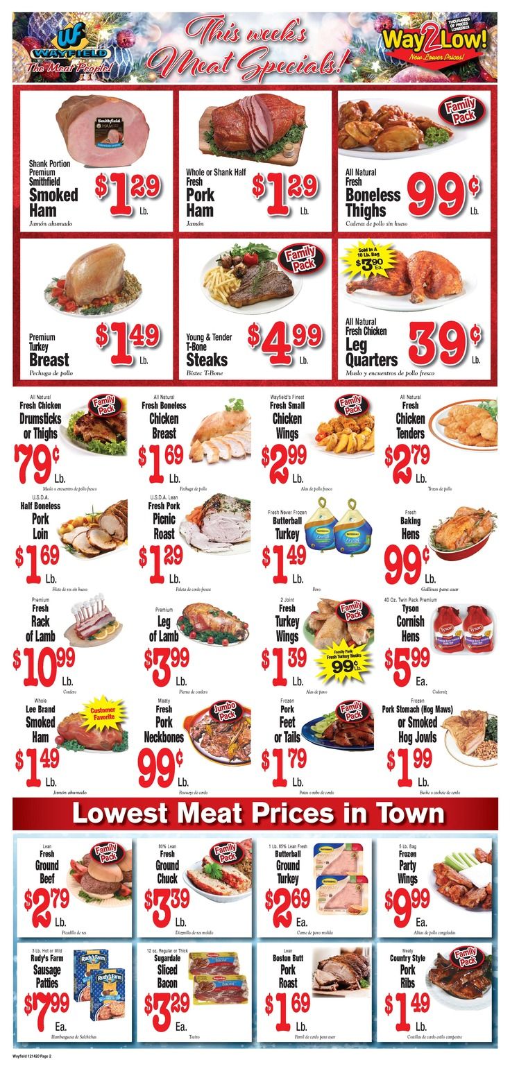 Wayfield Holiday Ad Flyer December 14 to December 27, 2020