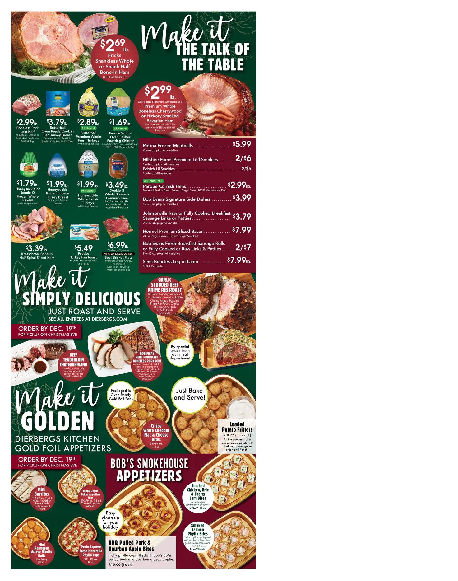 Dierbergs Markets Holiday Weekly Ad Flyer December 15 to December 24, 2020