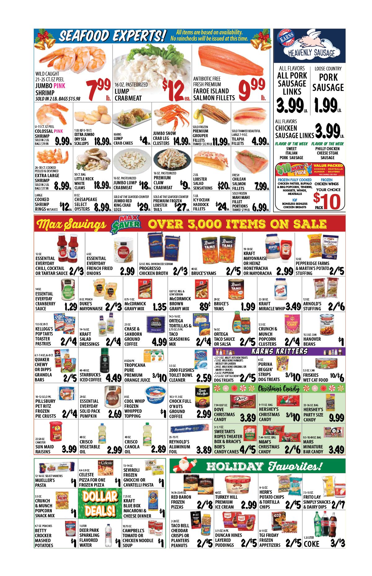 Karns Quality Foods Holiday Weekly Ad Flyer December 15 to December 21, 2020