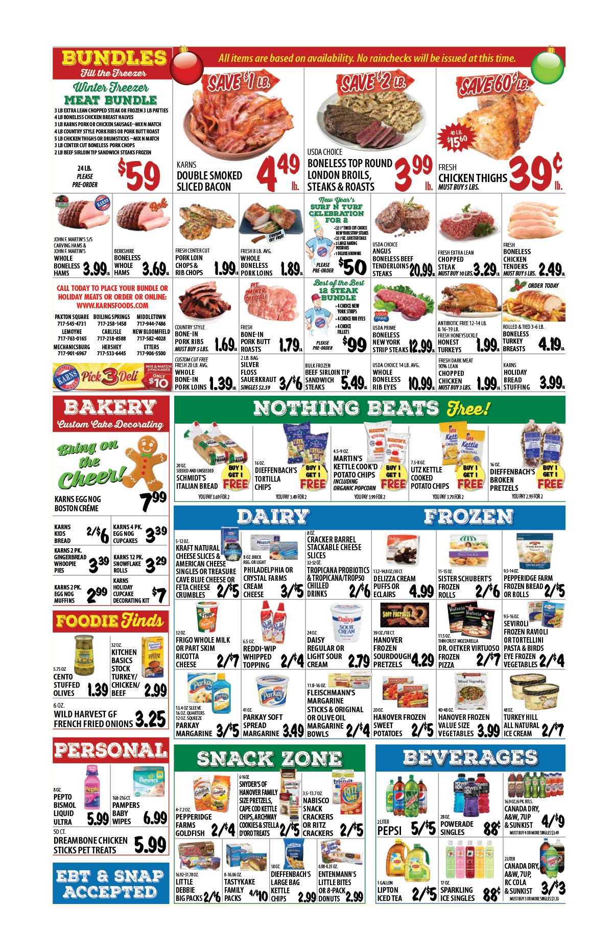 Karns Quality Foods Holiday Weekly Ad Flyer December 15 to December 21, 2020