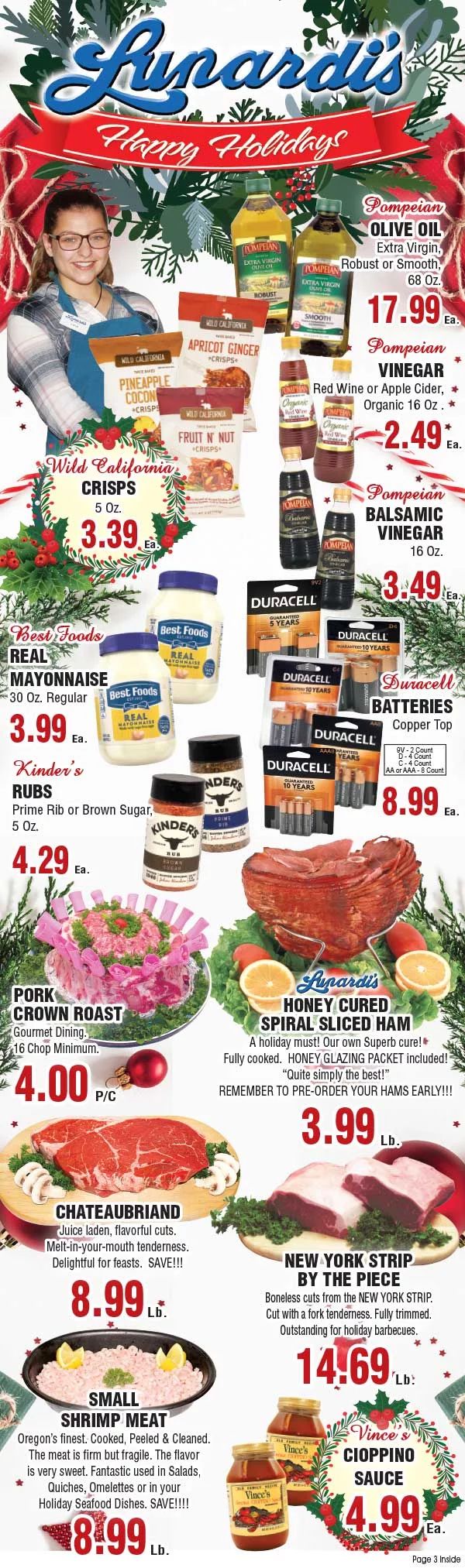 Lunardi's Holiday Weekly Ad Flyer December 15 to December 21, 2020