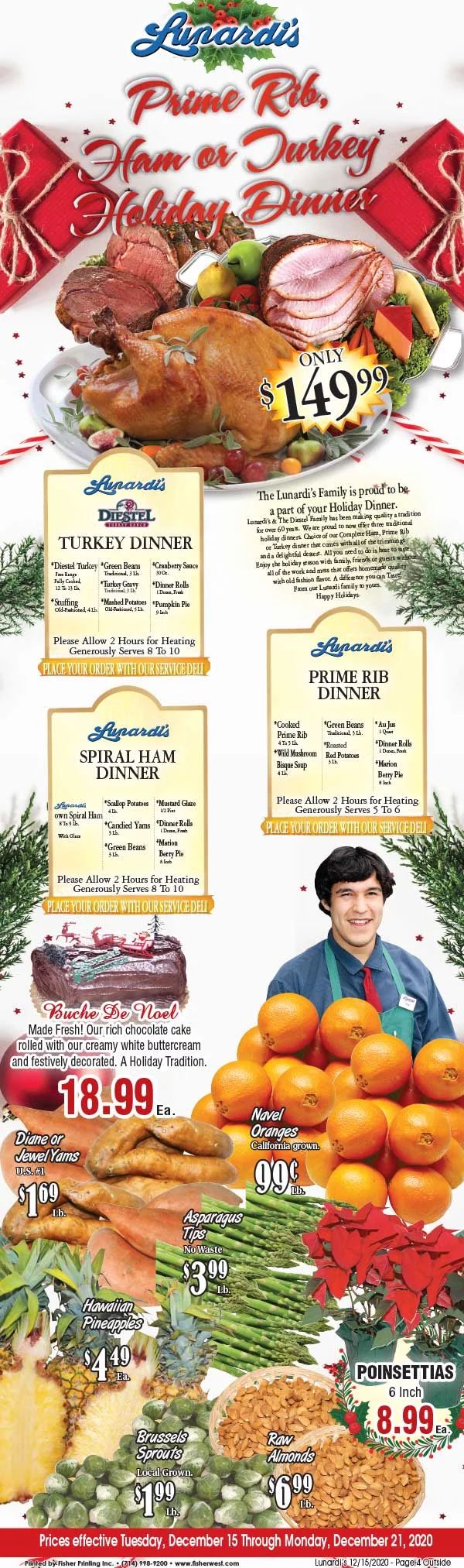 Lunardi's Holiday Weekly Ad Flyer December 15 to December 21, 2020
